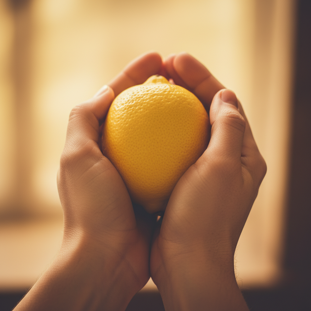 Limone tra le mani