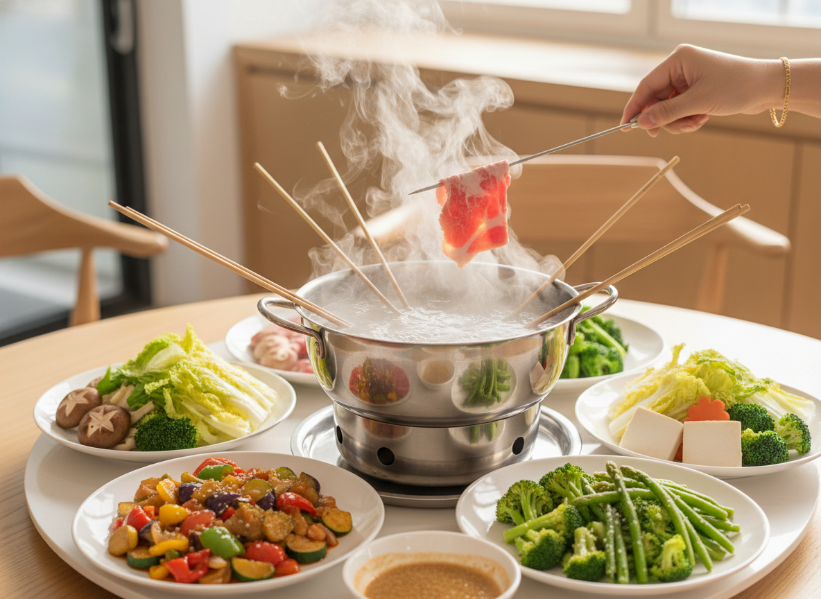 Fondue chinoise: la cena conviviale leggera e raffinata da condividere