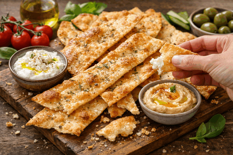 Lingue croccanti fatte in casa: quando l’impasto diventa pane da aperitivo