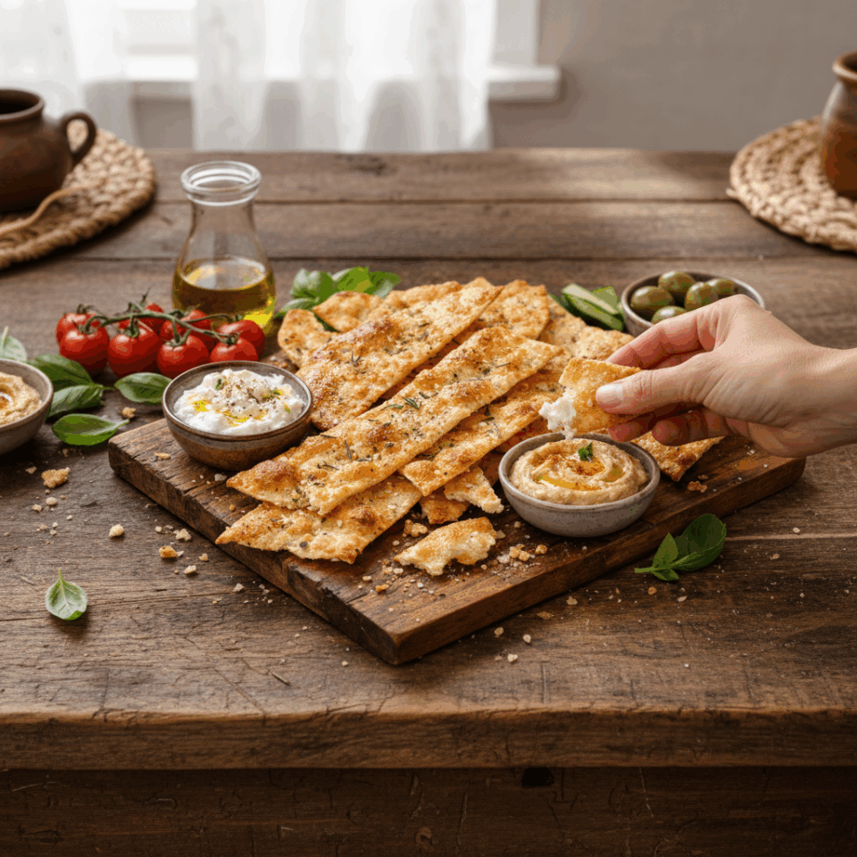 Lingue croccanti fatte in casa: quando l’impasto diventa pane da aperitivo