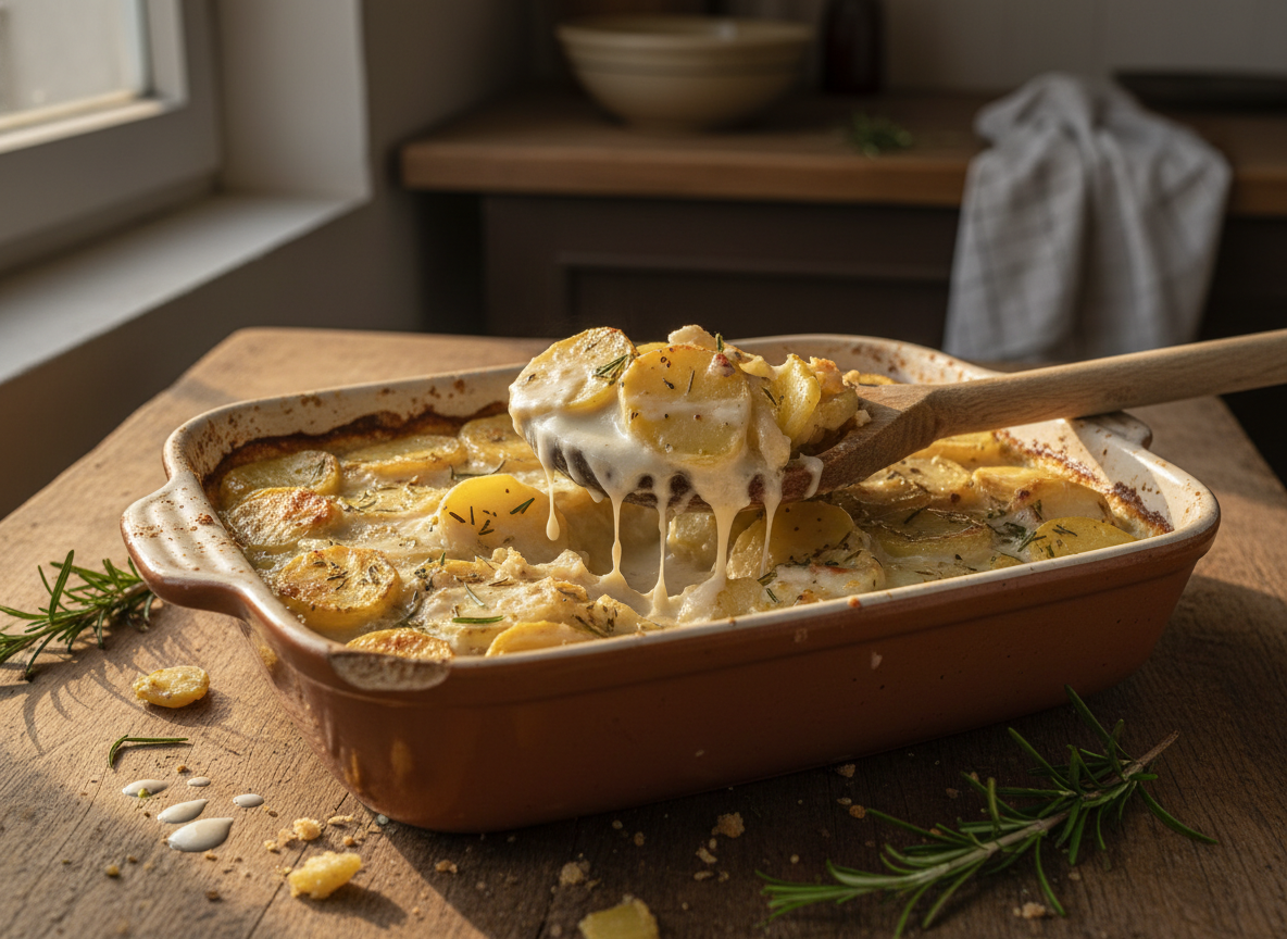 Patate al latte: la ricetta povera che diventa irresistibile con un solo trucco