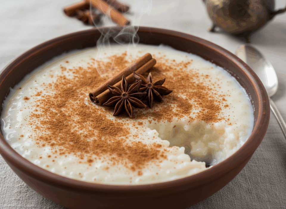 Budino di riso albanese (Syltjash): semplice, cremoso e profumato alla cannella