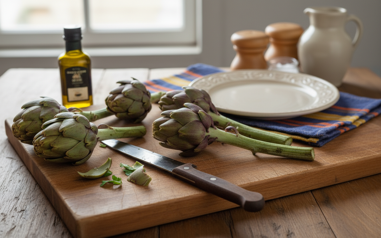 Carciofi in pinzimonio