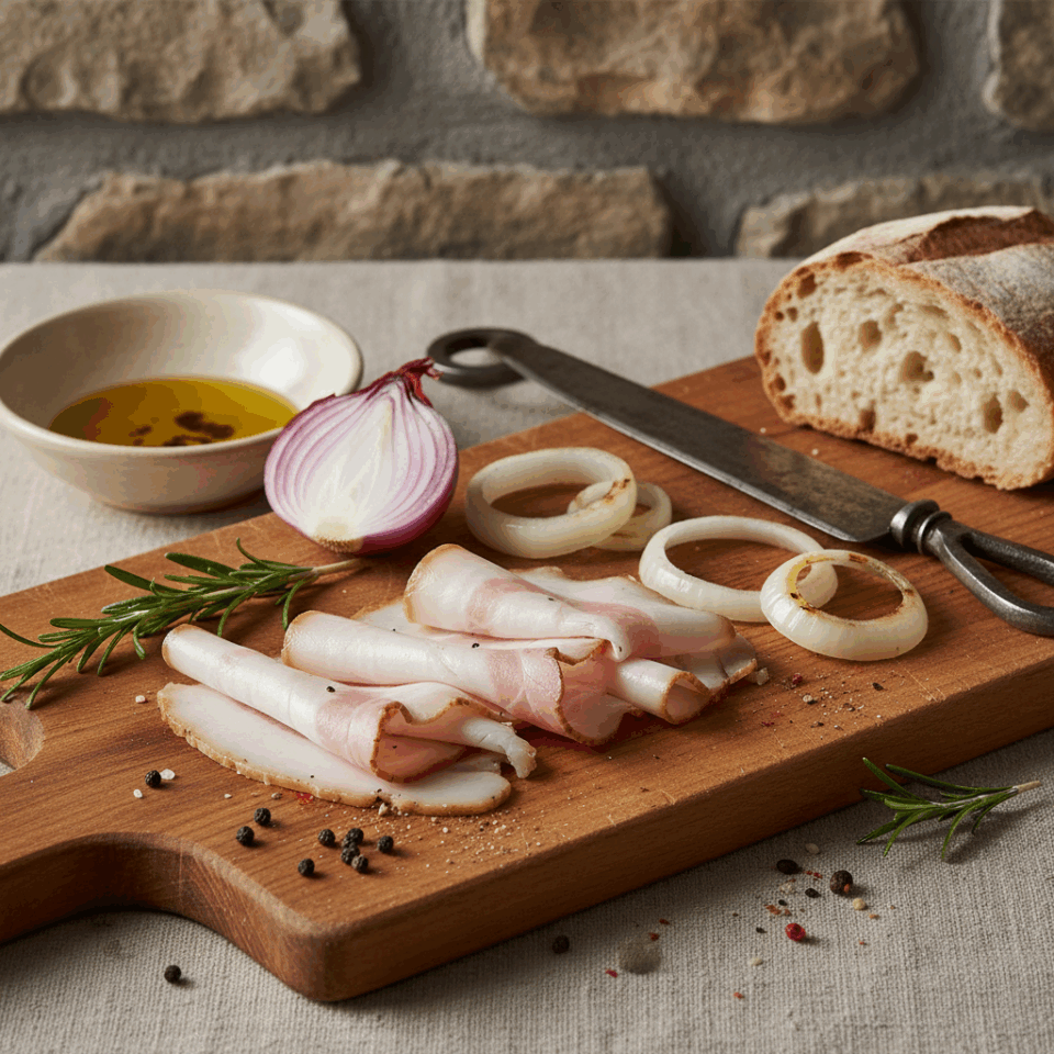 Lardo e cipolla