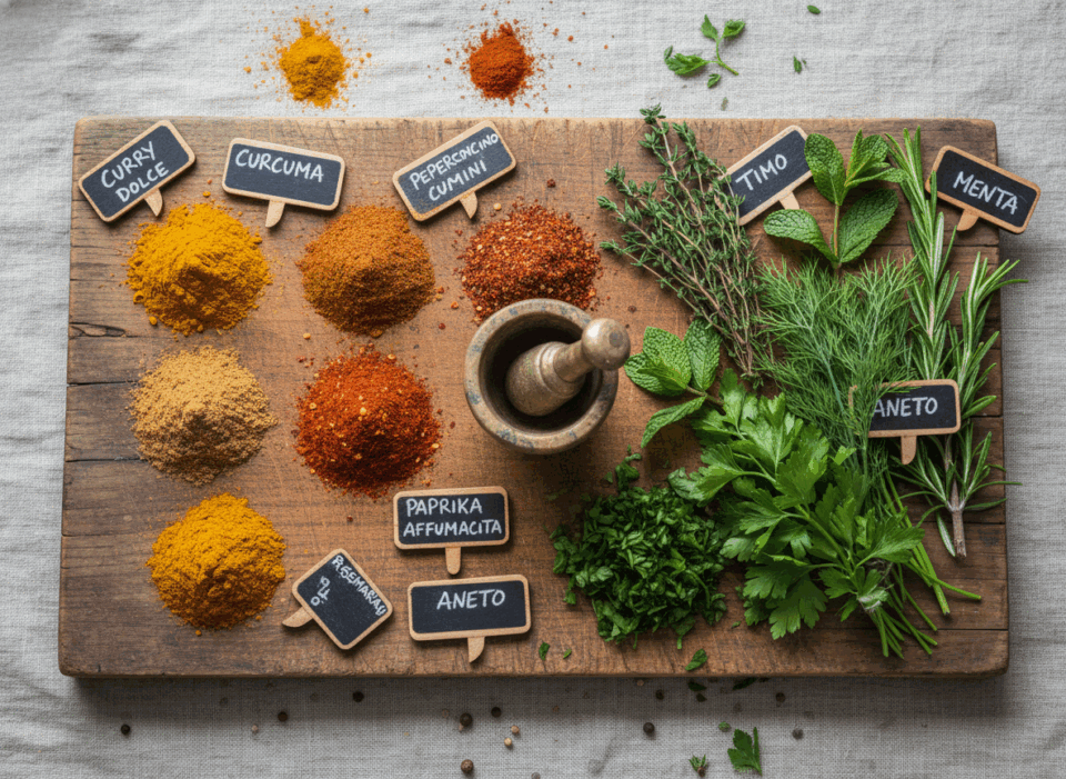 Spezie ed erbe aromatiche