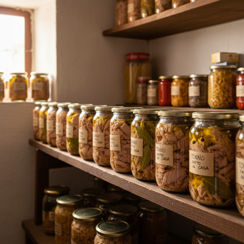 Tonno conservato e cucina ligure