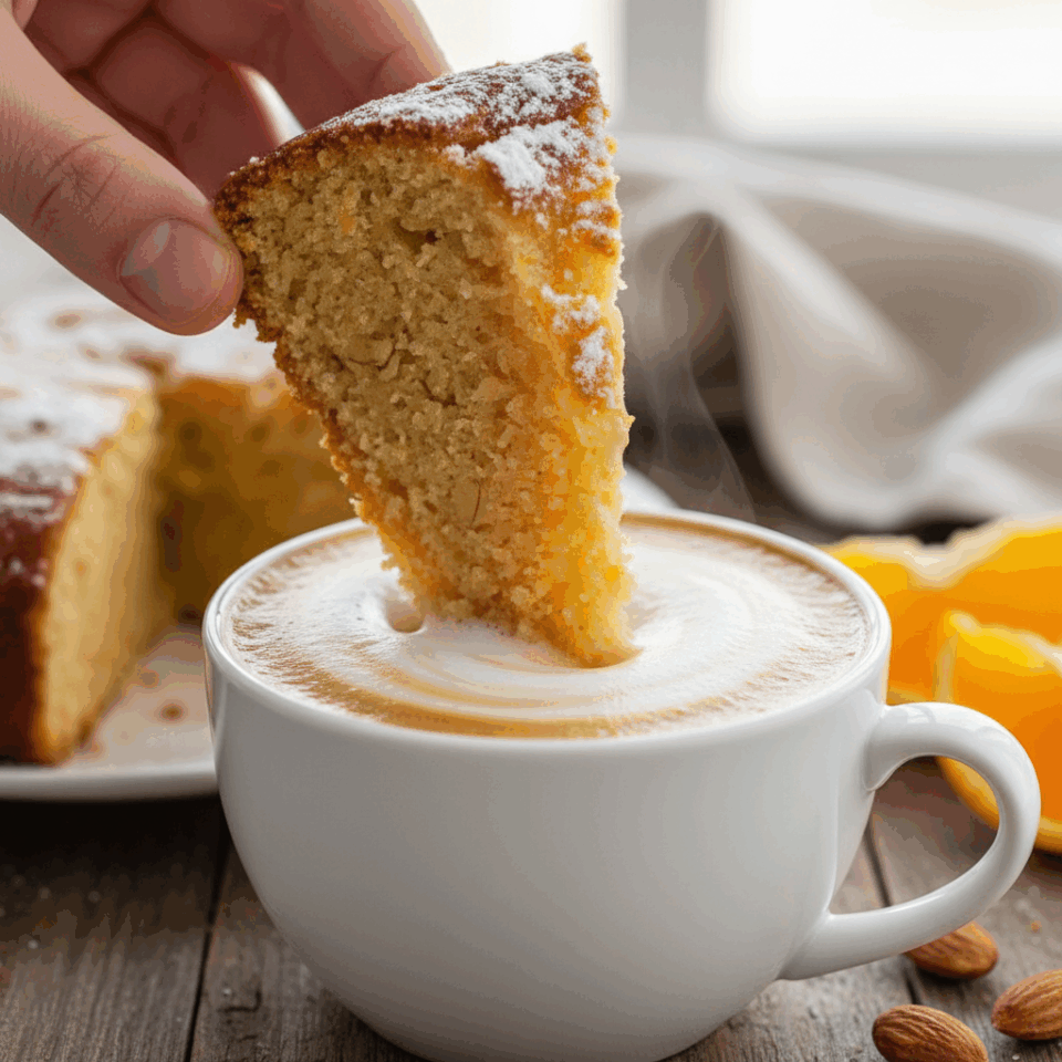 Torta arance e mandorle senza burro: soffice, umida e profumata (facilissima)