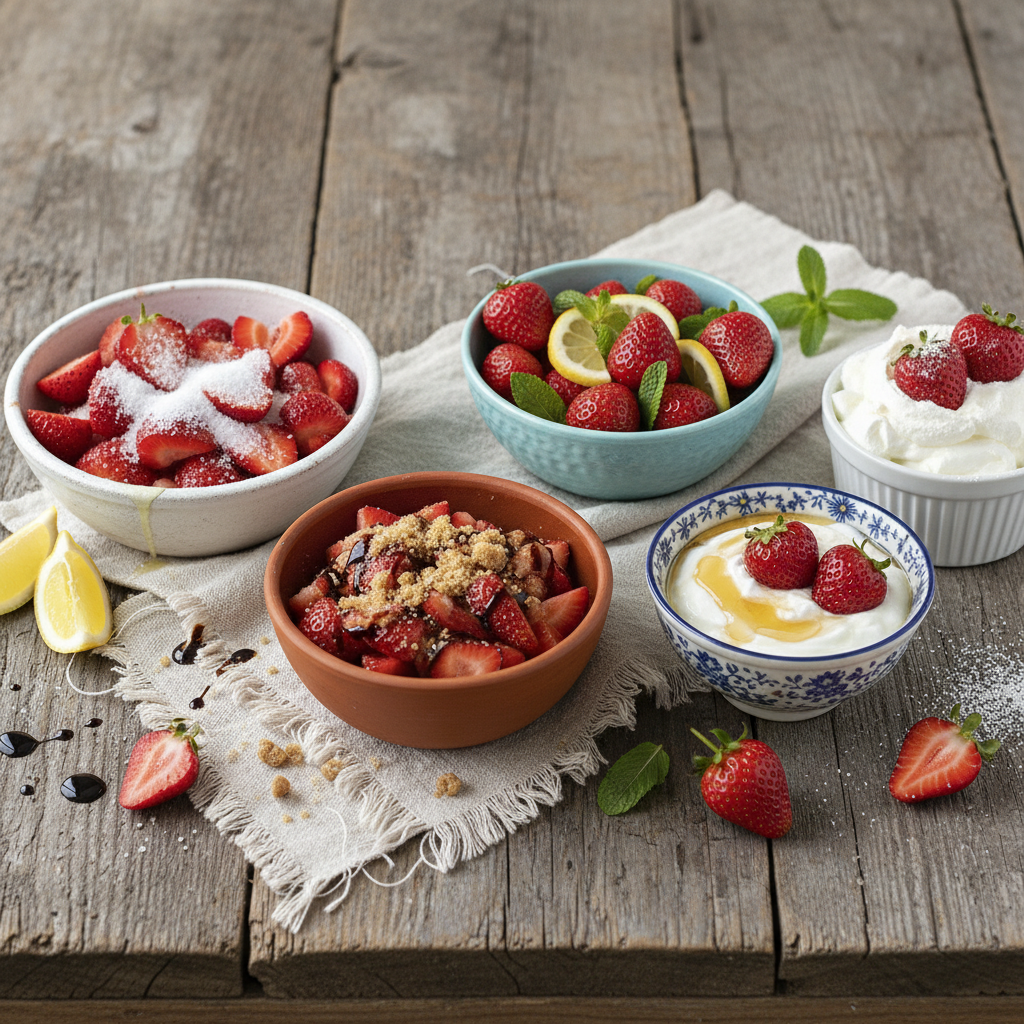 5 modi per condire le fragole: idee fresche e veloci per gustarle al meglio 🍓