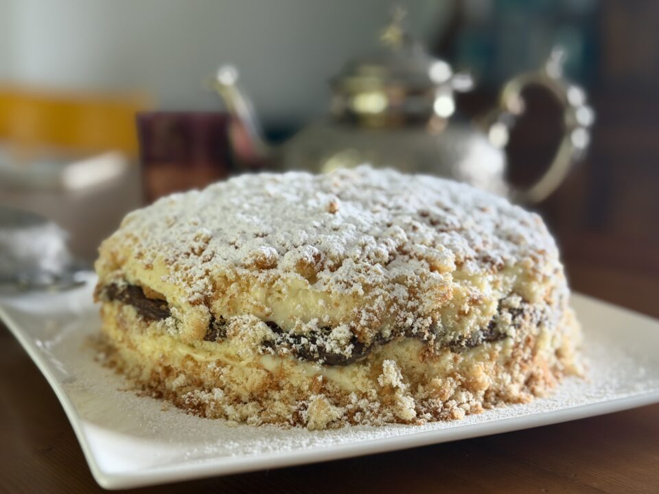 Torta sacripantina genovese