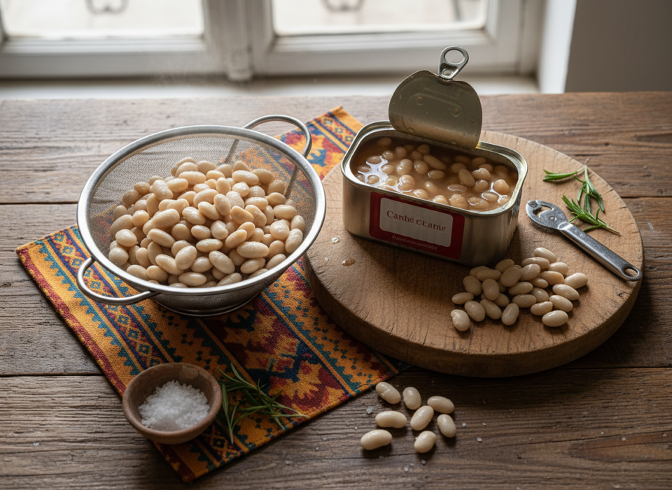 I fagioli cannellini sono molto utilizzati nella cucina mediterranea 