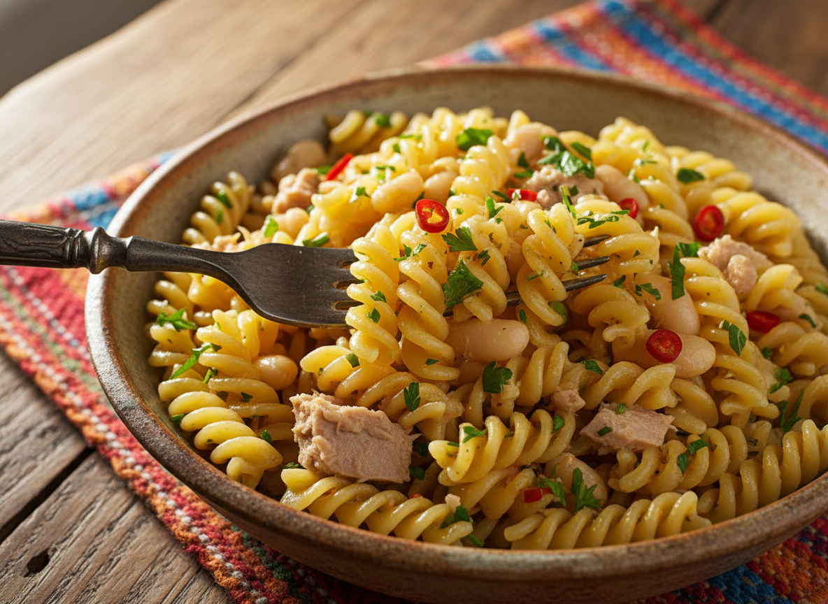 Pasta con tonno e cannellini: il primo veloce e saporito che si prepara in 15 minuti