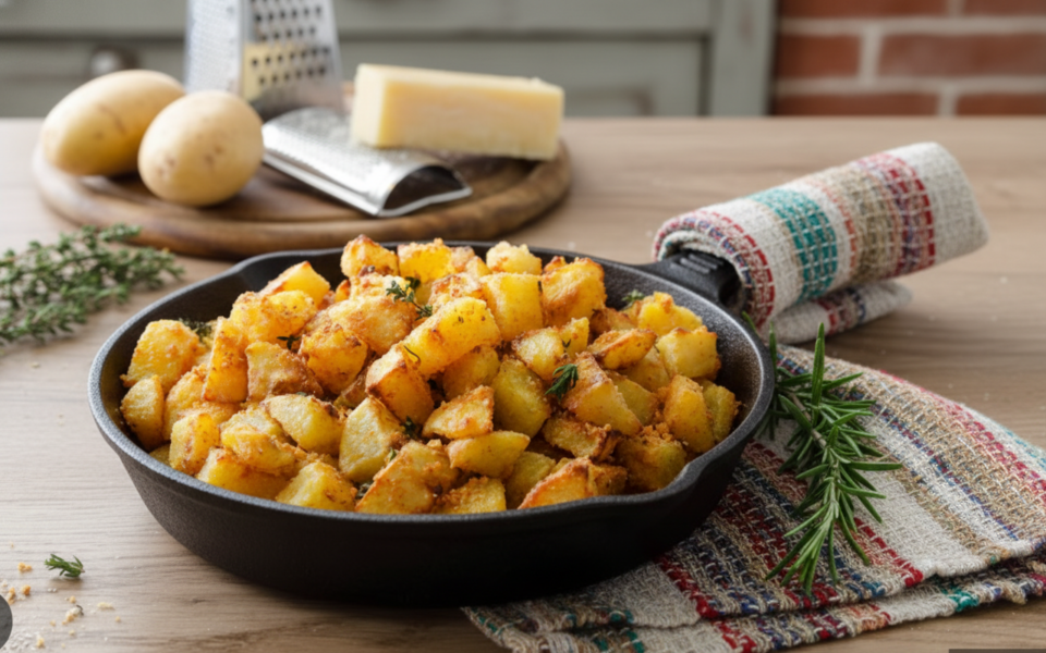 Patate sabbiose in padella: croccanti fuori e morbide dentro (il trucco infallibile)