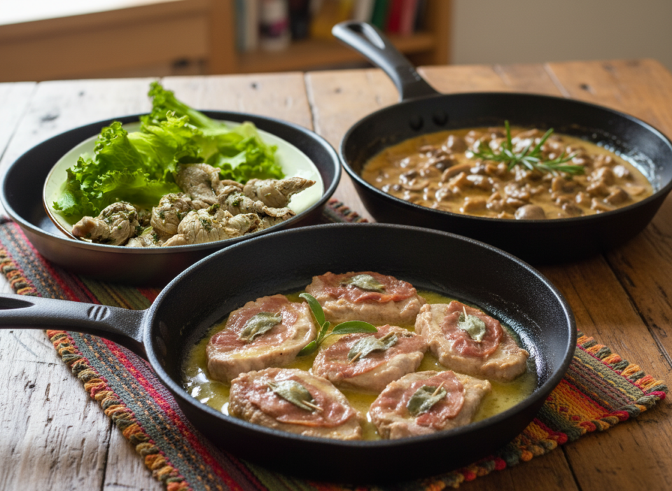 Hai fettine di carne? 15 secondi veloci in padella: scaloppine, straccetti e bocconcini