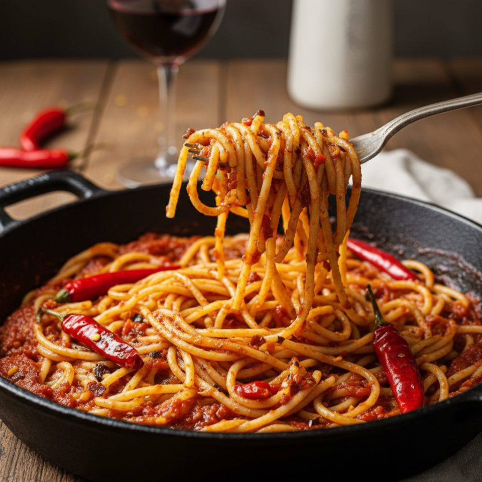 Spaghetti all’assassina: croccanti, piccanti e irresistibili