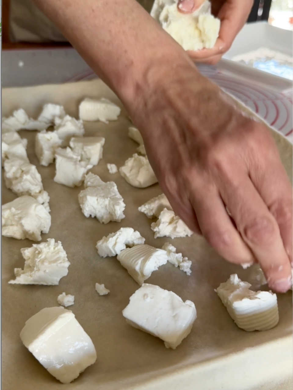 Stracchino per focaccia la formaggio e pizzata