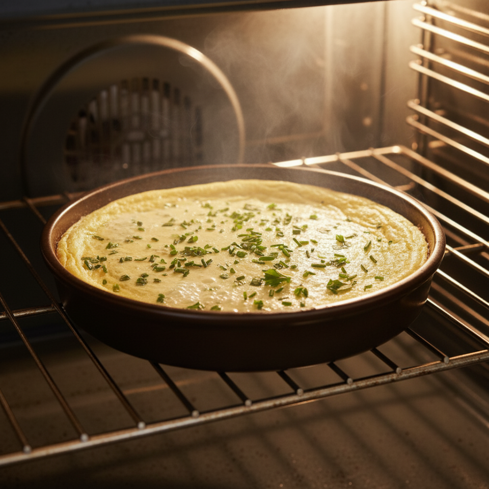 Frittata di albumi al forno