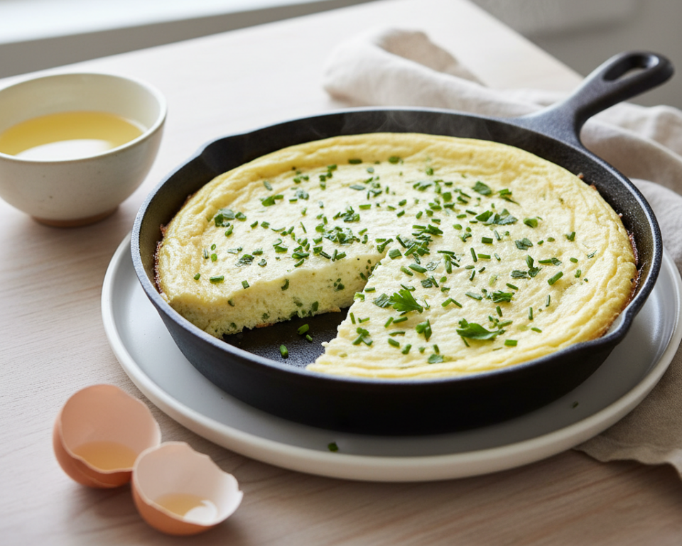 Frittata di albumi avanzati in padella: leggera, veloce e anti spreco