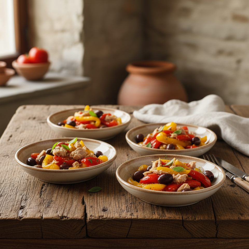 Insalata di tonno e peperoni