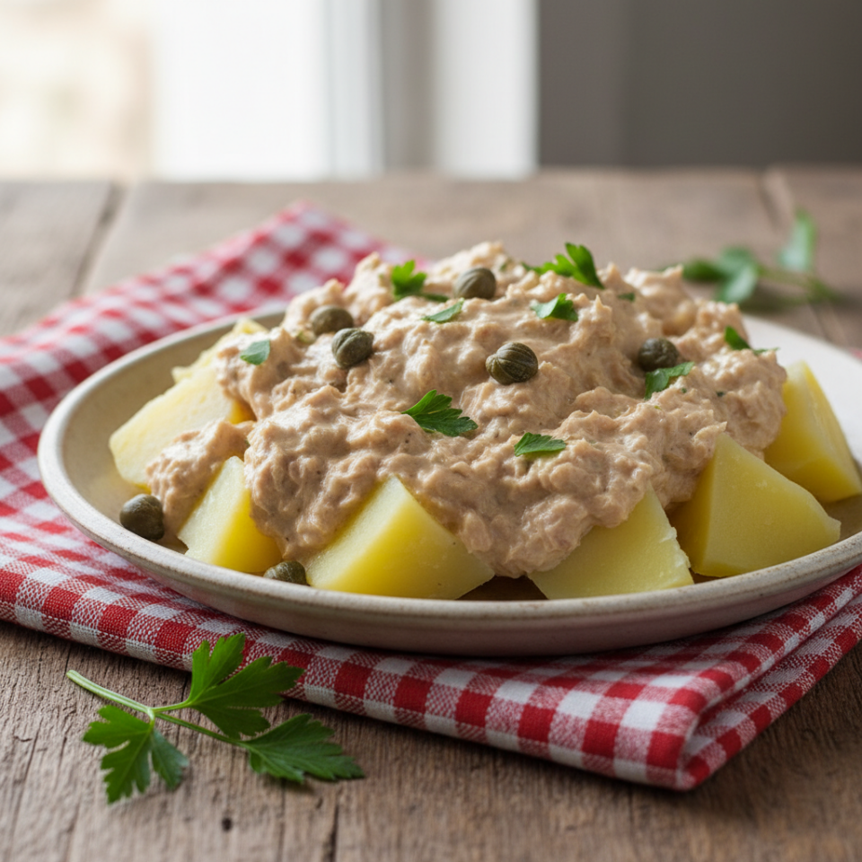Patate tonnate senza maionese: ricetta leggera e velocissima