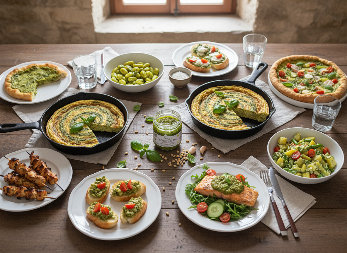 Hai del pesto in frigo? 10 ricette facili (non solo pasta!)