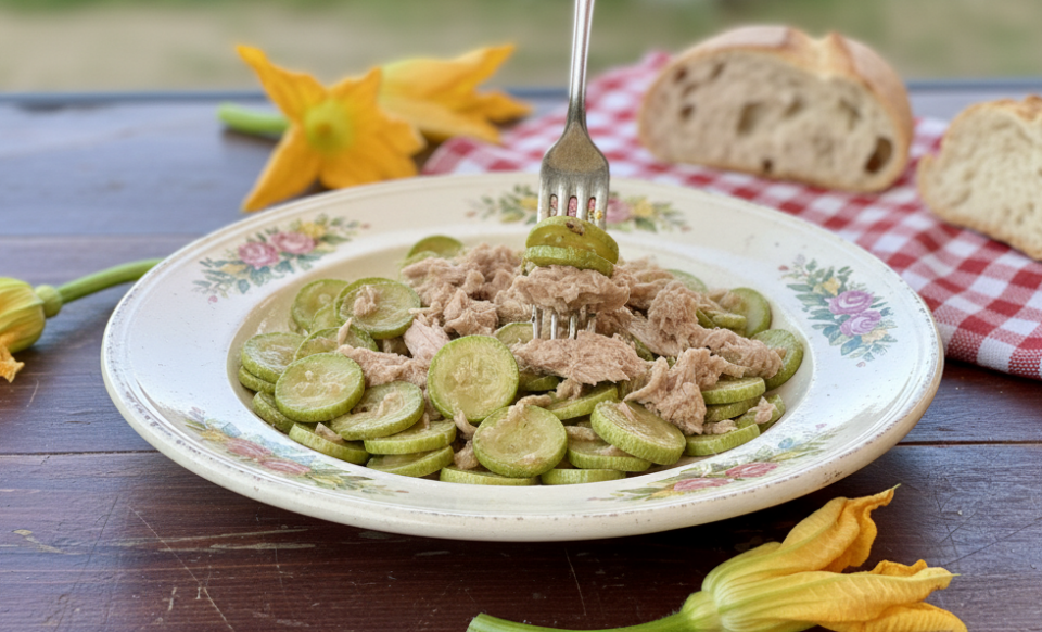 Zucchine e tonno