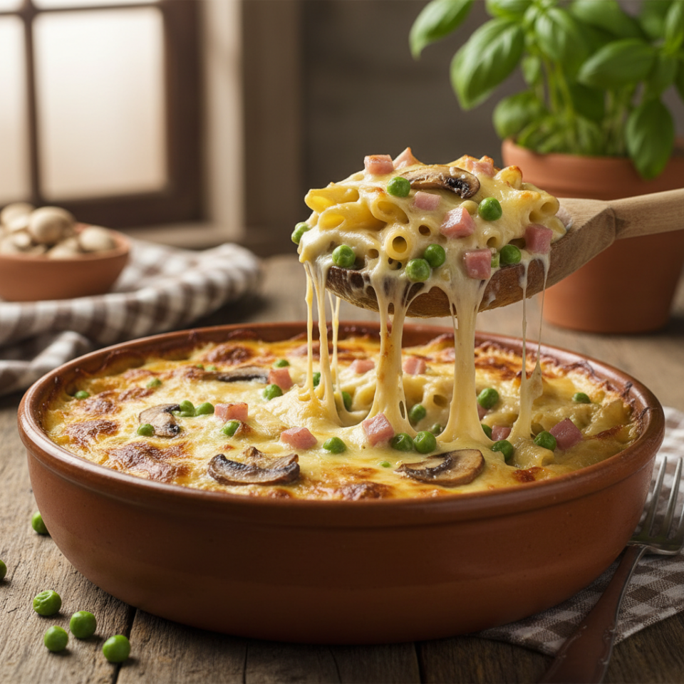 Con aggiunta di funghi → più ricca