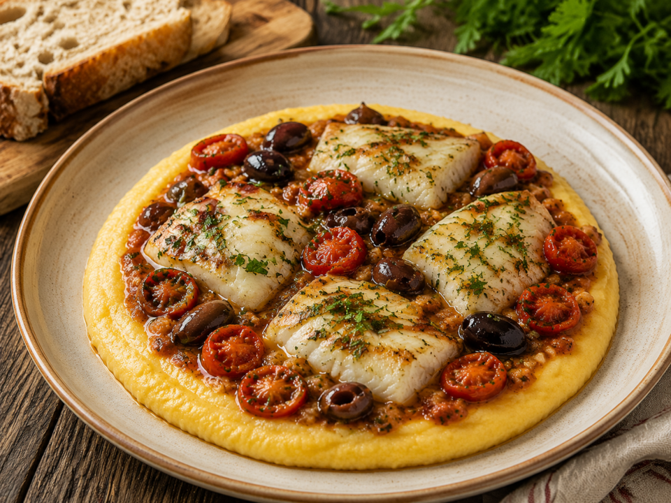 Baccalà in padella facile e veloce: ricetta semplice con pomodorini e olive