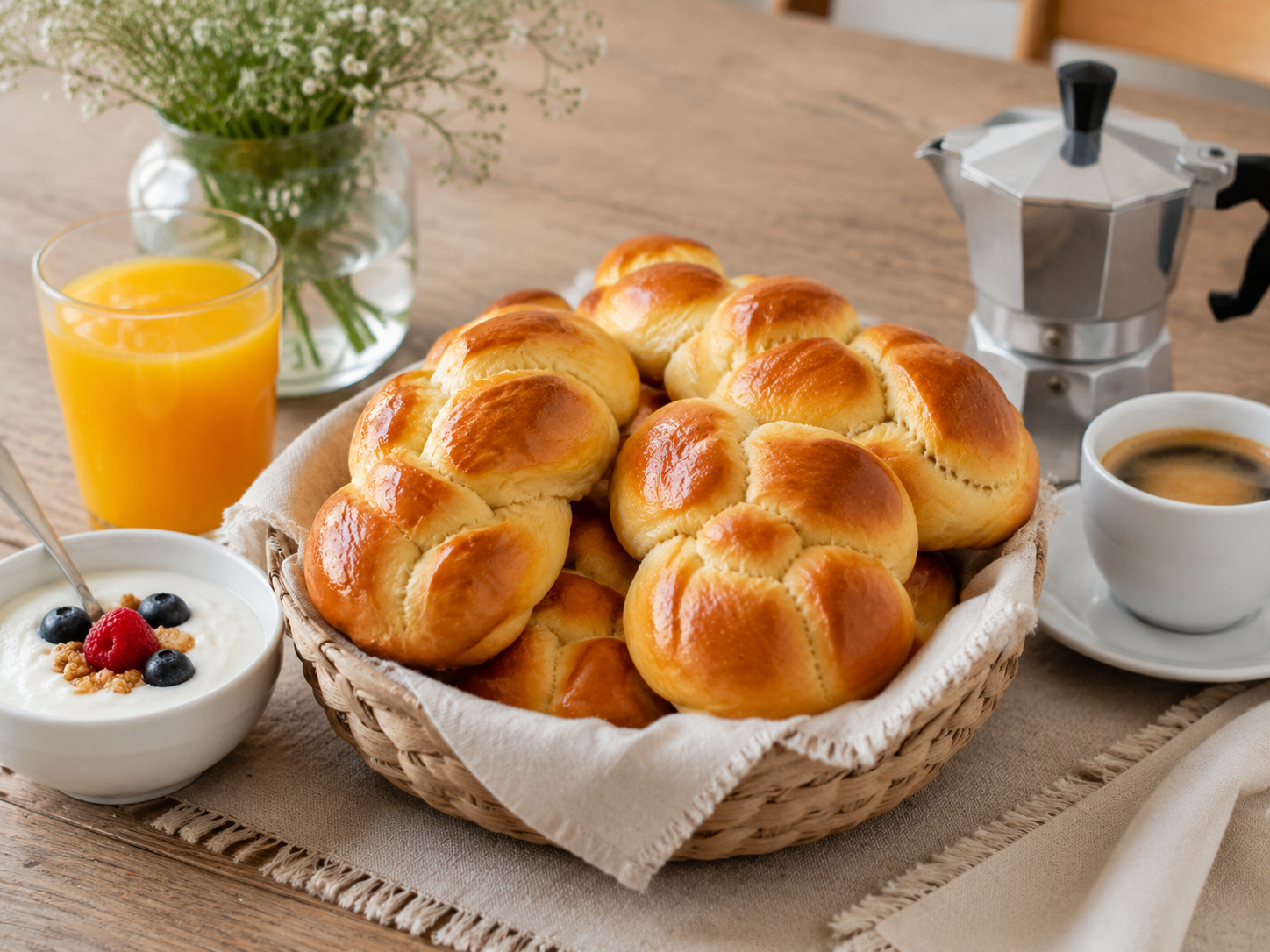 Brioches allo yogurt morbidissime: la ricetta facile per la colazione