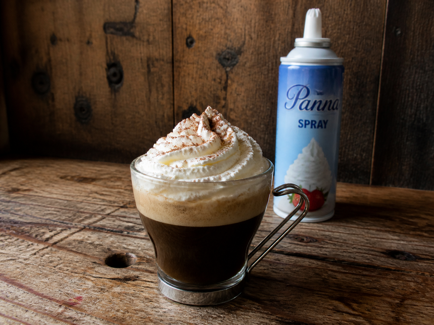 Caffè con panna