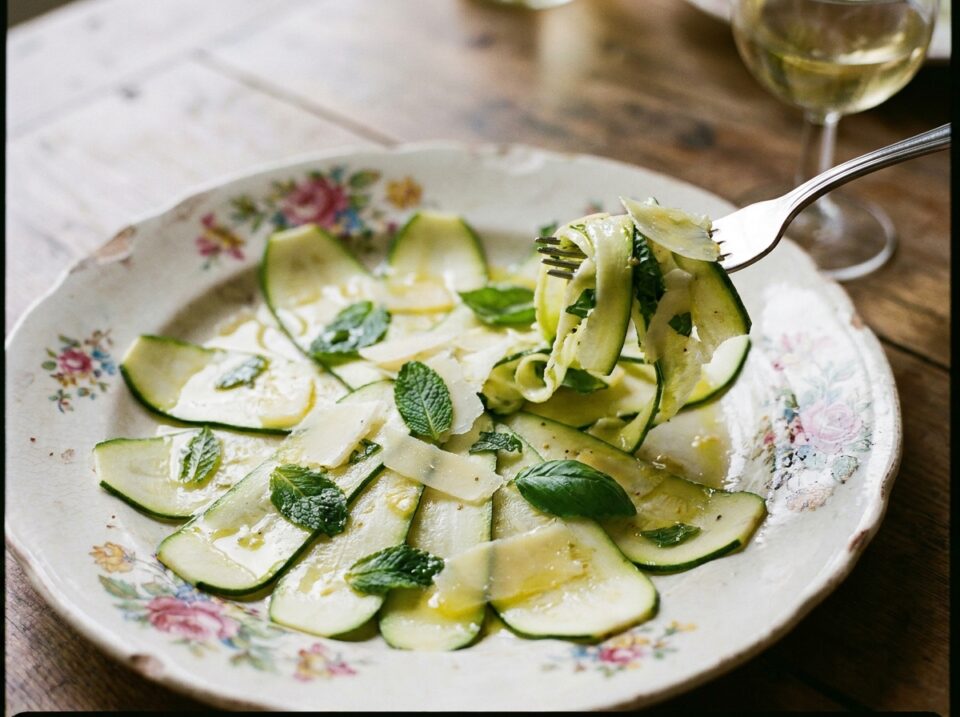Carpaccio di zucchine alla ligure: fresco, leggero e pronto in 10 minuti