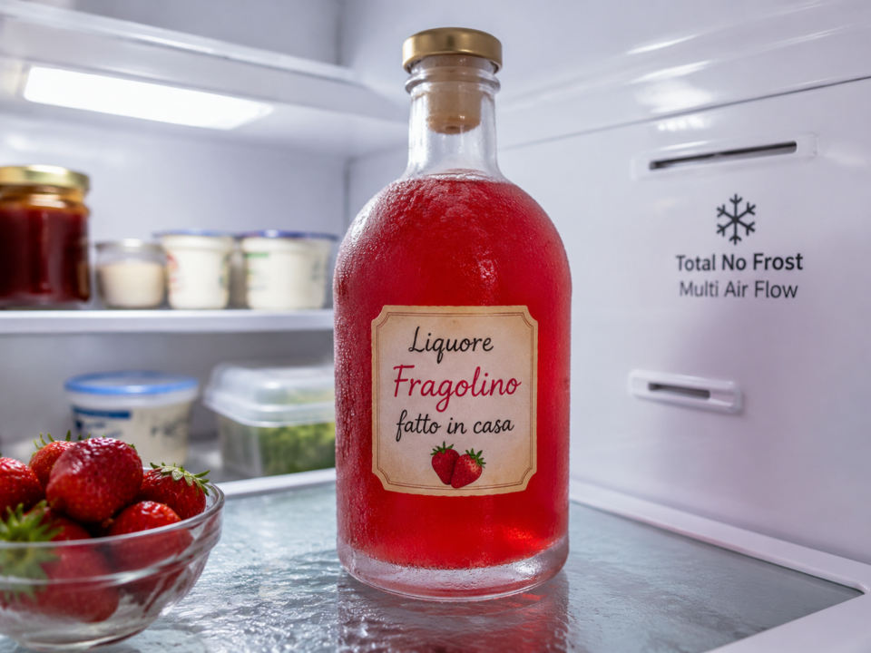 Fragolino fatto in casa: il liquore alle fragole profumato e facilissimo 🍓