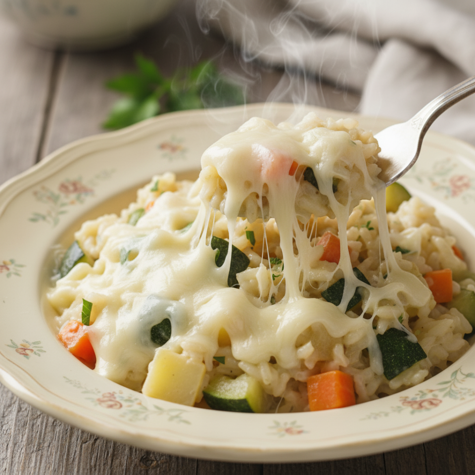 Quando il frigo è quasi vuoto preparo questo risotto: cremoso e sempre diverso