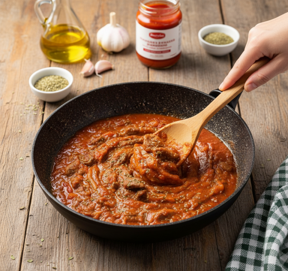 Straccetti alla pizzaiola
