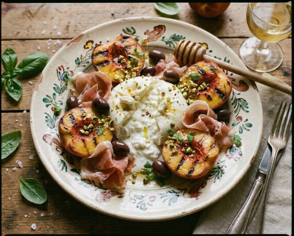 Variante con olive e prosciutto crudo