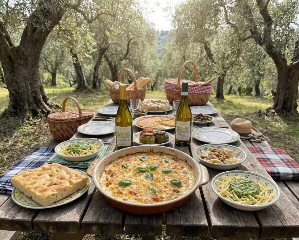 Parmigiana di zucchine per un pic nic