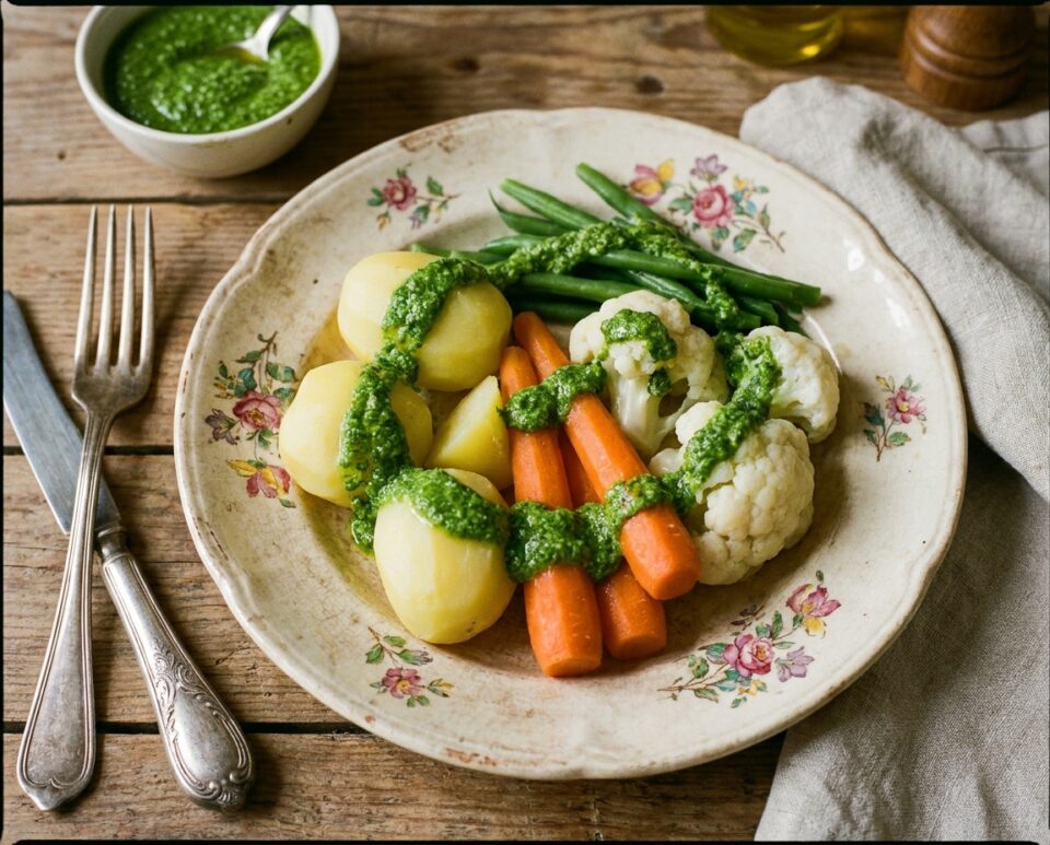 Come salsa per accompagnare le verdure lesse.