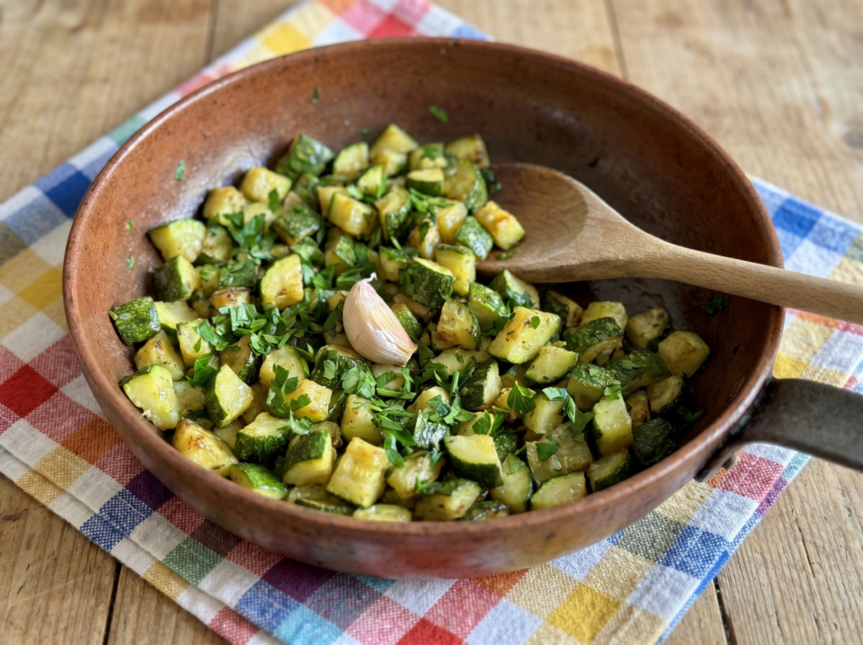 Zucchine a funghetto