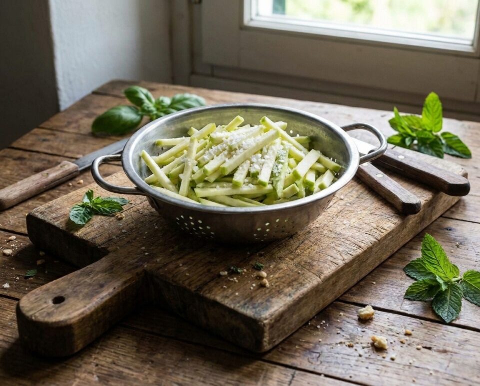 Far perdere l'acqua alle zucchine.