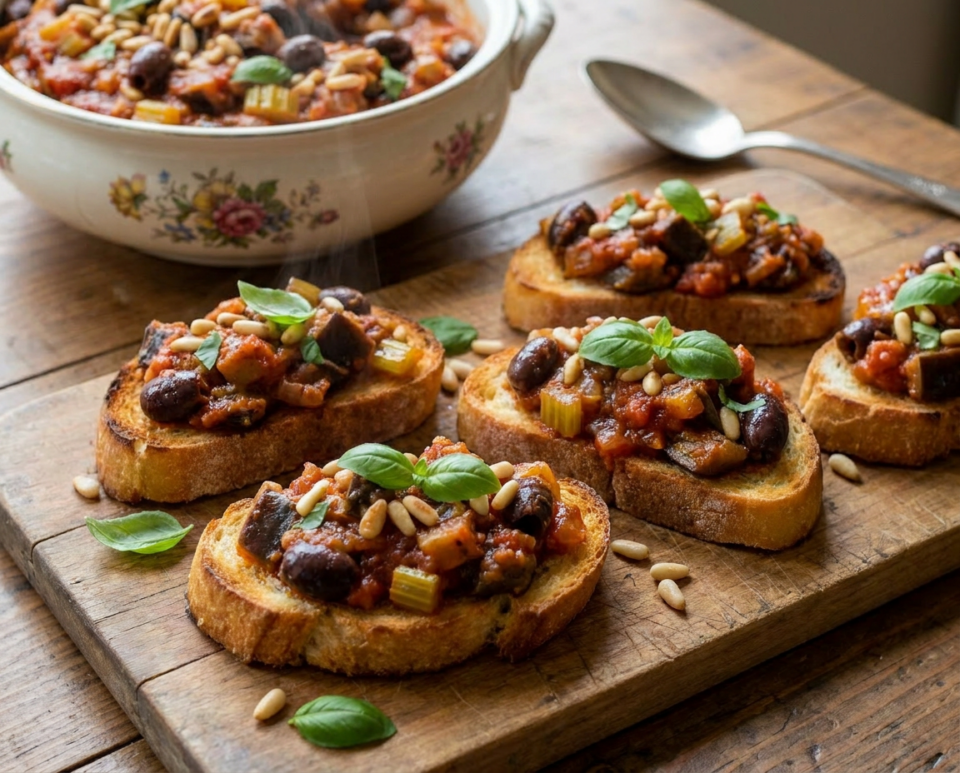 Bruschette con caponatina
