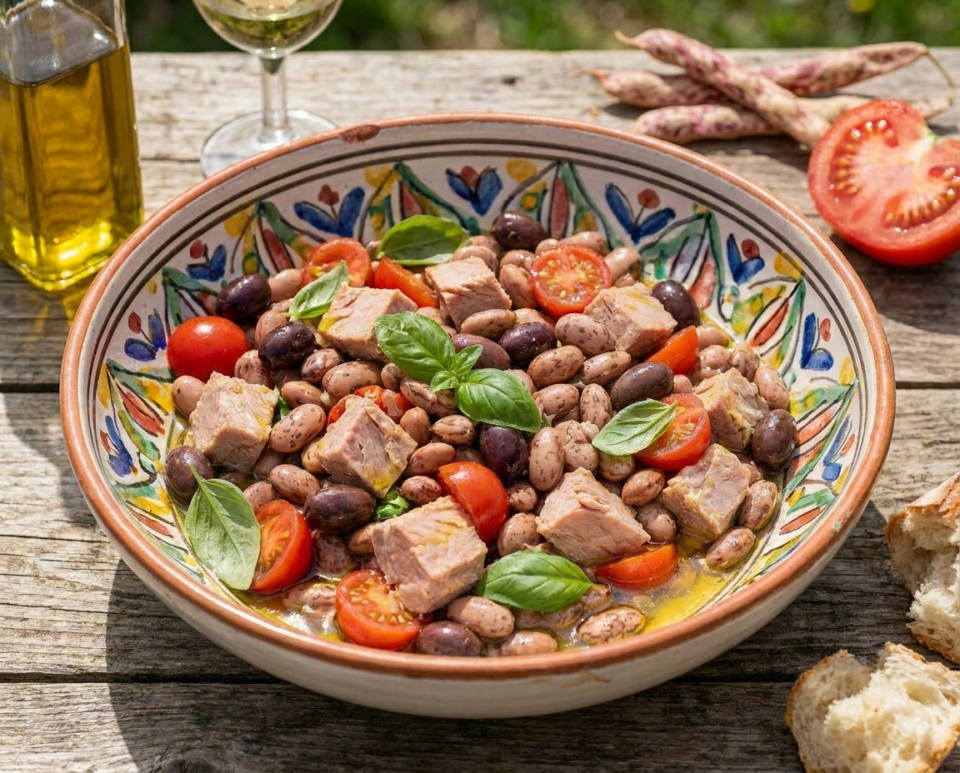 Insalata di borlotti e tonno: il piatto unico estivo ricco di proteine e sapore