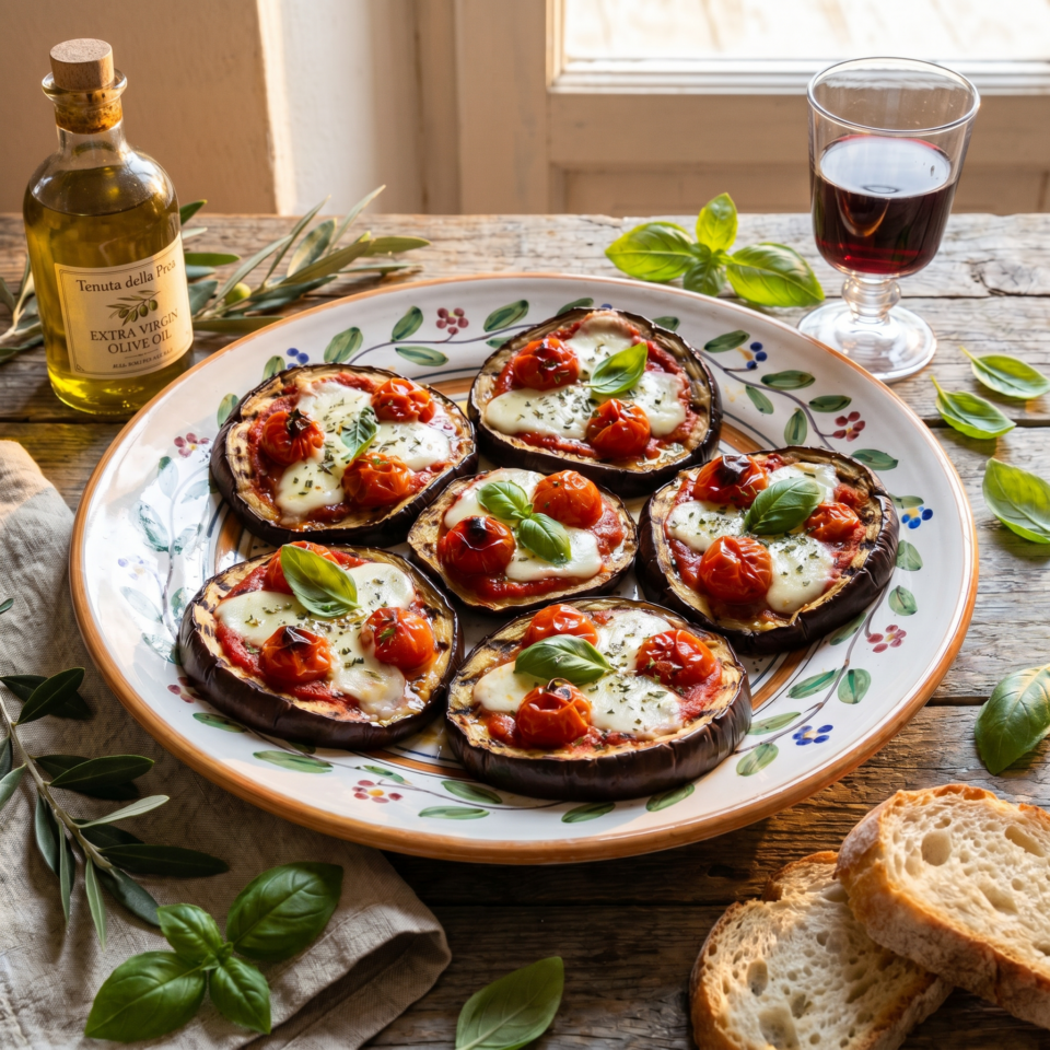 Pizzette di melanzane: la ricetta estiva che piace anche a chi non ama le melanzane