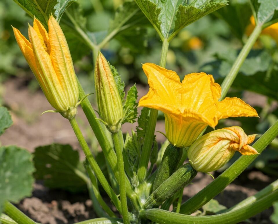 Fiori di zucchina del nostro orto