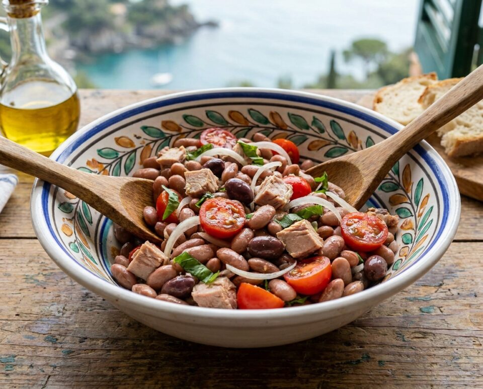 Insalata di borlotti e tonno: il piatto unico estivo ricco di proteine e sapore