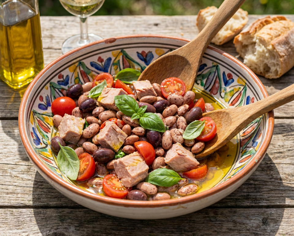 Insalata di borlotti e tonno: il piatto unico estivo ricco di proteine e sapore