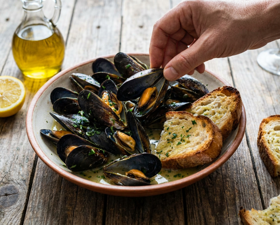 Muscoli alla marinara (cozze): la ricetta ligure semplice e saporita