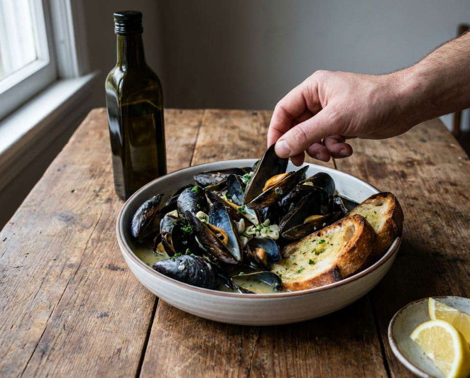 Muscoli alla marinara (cozze): la ricetta ligure semplice e saporita