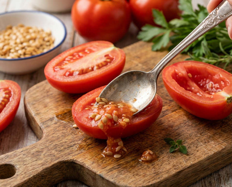 Scavare i pomodori