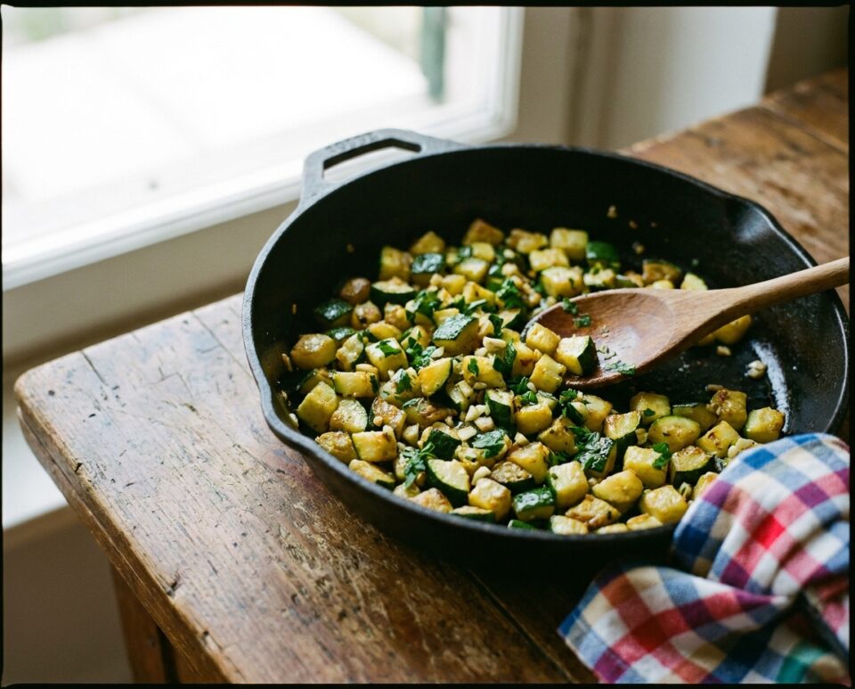 Zucchine a funghetto