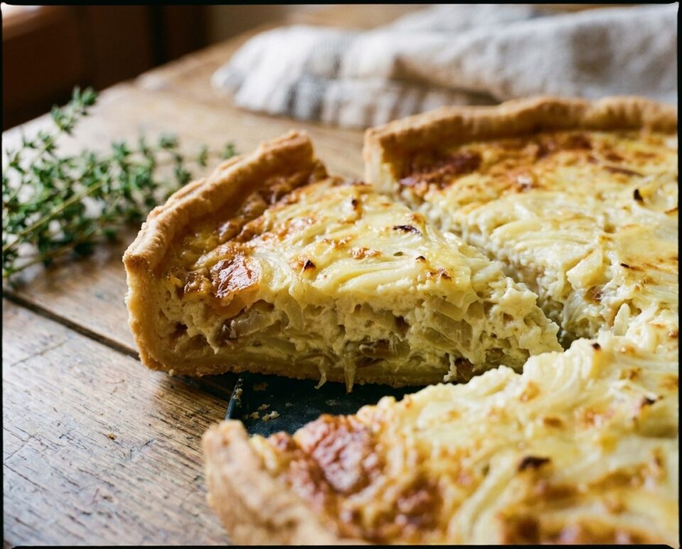 Quiche di cipolle: la ricetta facile, cremosa e saporita