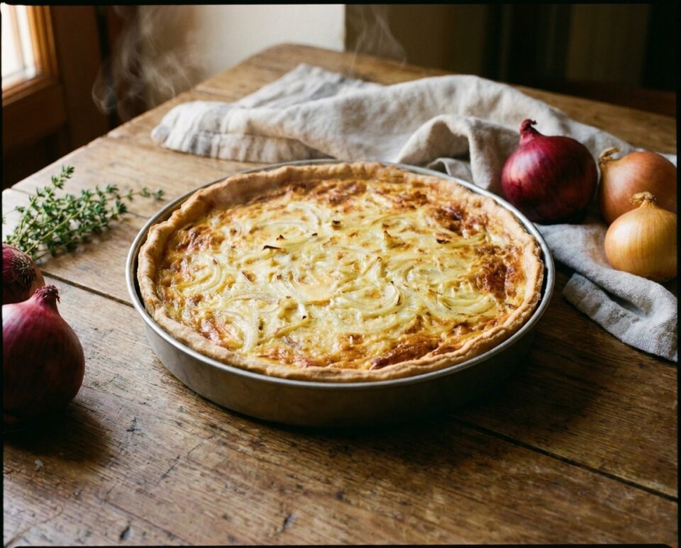 Quiche di cipolle: la ricetta facile, cremosa e saporita